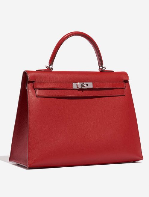 Hermès Kelly 35 RougeCasaque Side Front  | Sell your designer bag on Saclab.com