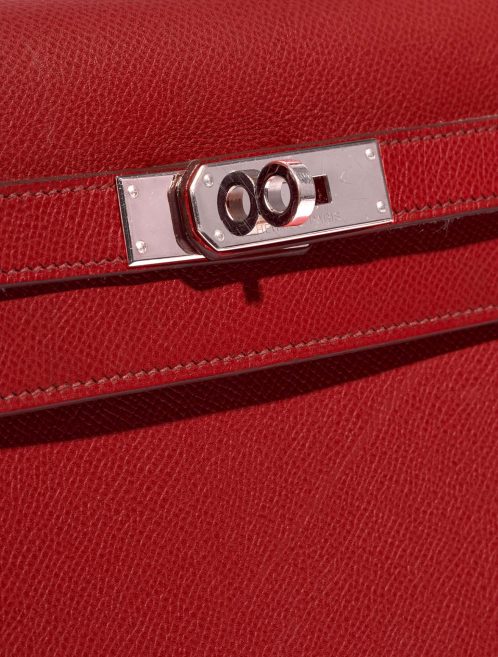 Hermès Kelly 35 RougeCasaque Closing System  | Sell your designer bag on Saclab.com