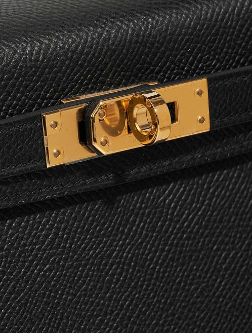 Hermès Kelly Mini Black Closing System  | Sell your designer bag on Saclab.com