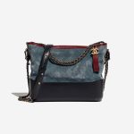 Chanel Gabrielle Medium Blue-Navy-Red 0F | Sell your designer bag on Saclab.com