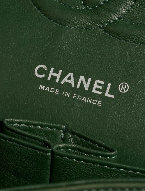 Chanel Timeless Medium Green Logo  | Sell your designer bag on Saclab.com