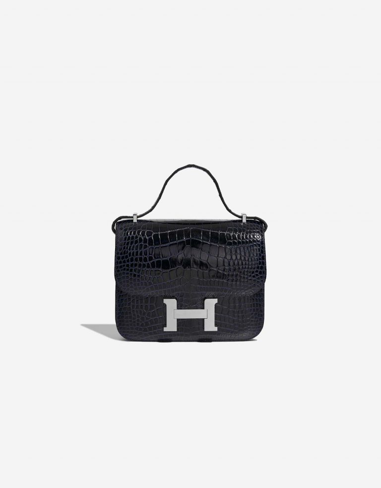 Hermès Constance 18 BleuMarine Front  | Sell your designer bag on Saclab.com