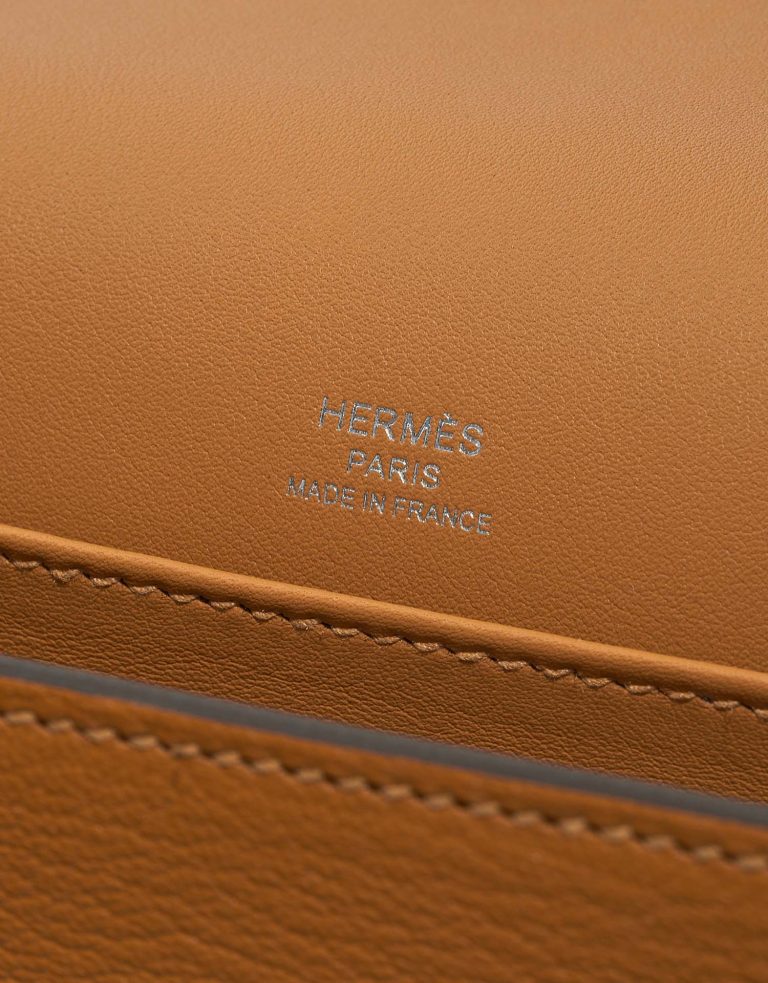 Hermès Geta OneSize Caramel Logo  | Sell your designer bag on Saclab.com