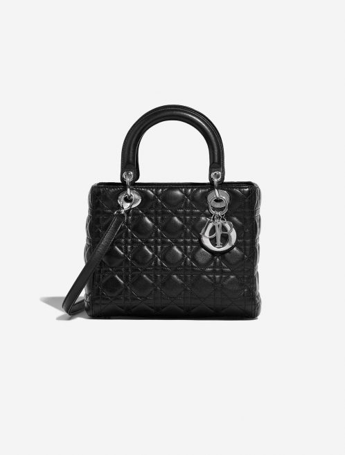 Dior Lady Medium Black Front  | Sell your designer bag on Saclab.com