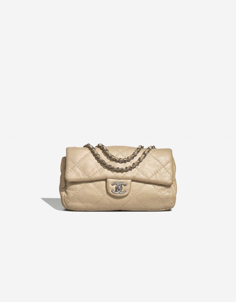 Pre-owned Chanel bag Timeless Medium Lamb Beige Beige | Sell your designer bag on Saclab.com