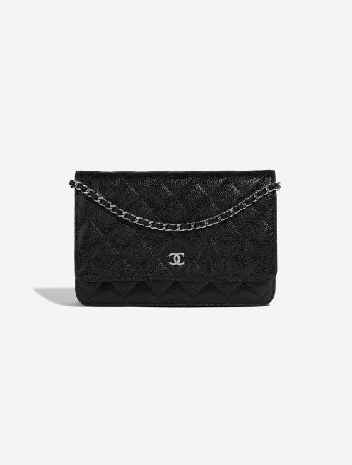 Chanel Timeless WalletOnChain Black Front  | Sell your designer bag on Saclab.com