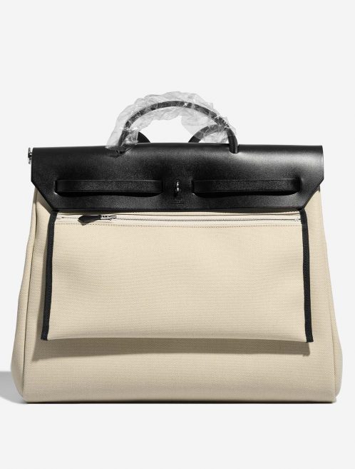 Hermès Herbag 39 Black-Beton Back  | Sell your designer bag on Saclab.com
