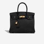Hermès Birkin 30 Black Front  | Sell your designer bag on Saclab.com