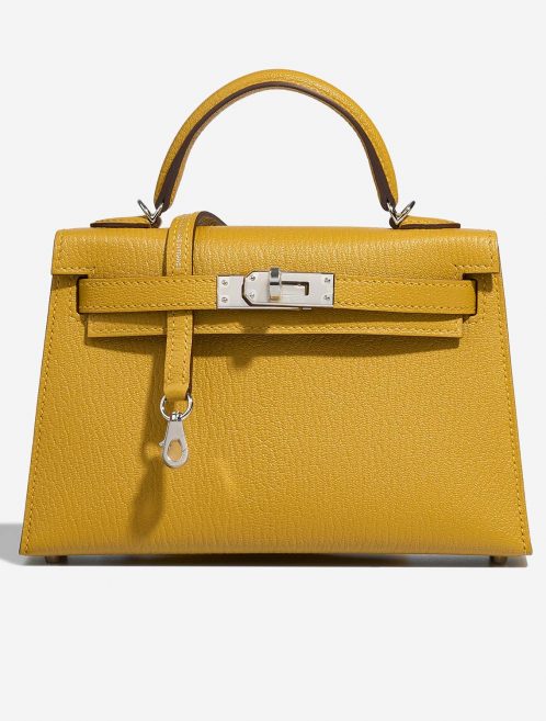 Hermès Kelly Mini JauneAmbre-Gold 2F S | Sell your designer bag on Saclab.com