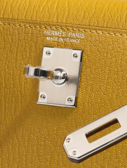 Hermès Kelly Mini JauneAmbre-Gold Logo  | Sell your designer bag on Saclab.com