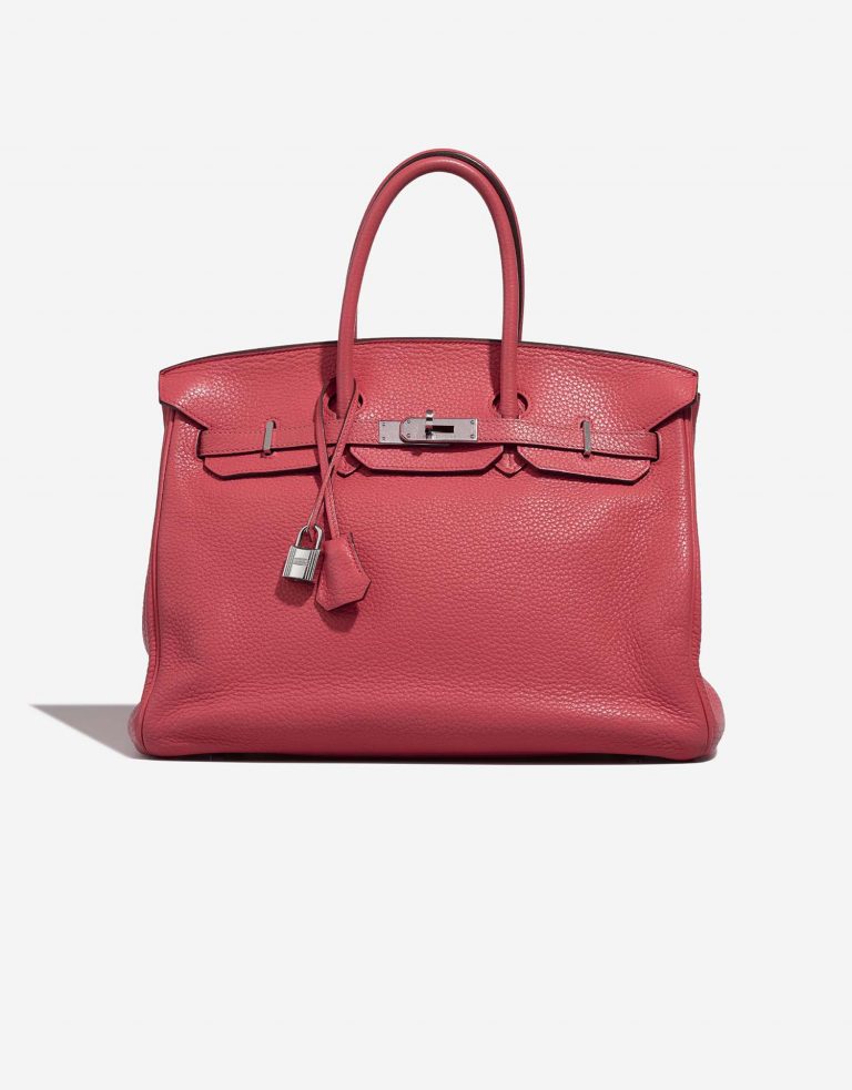 Pre-owned Hermès bag Birkin 35 Clemence Rose Lipstick | Sell your designer bag on Saclab.com
