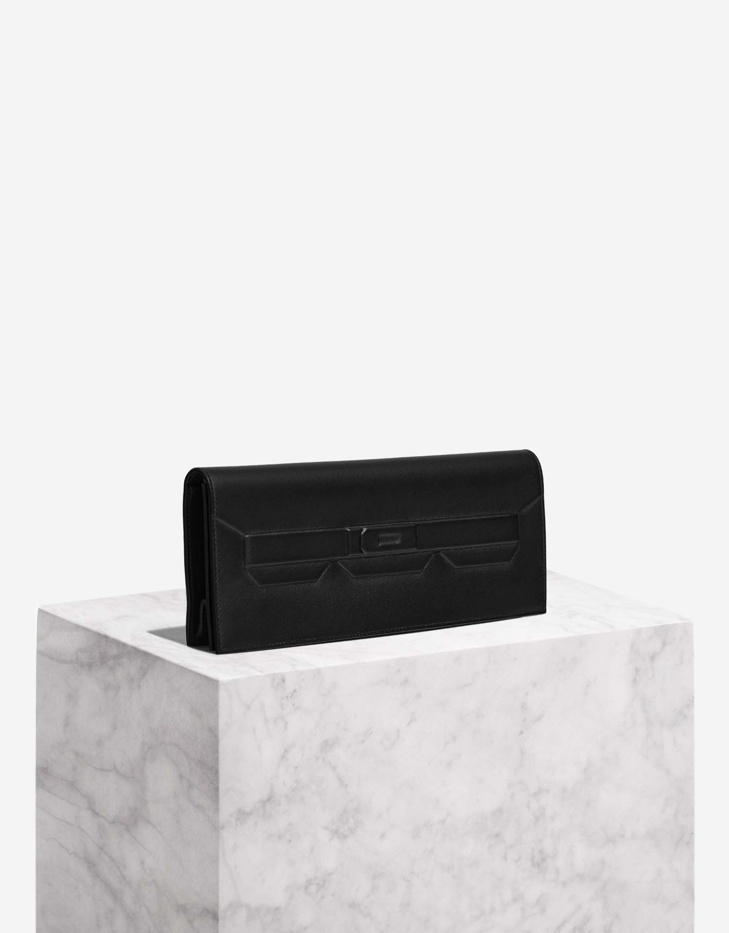 Hermès Birkin Cut Clutch Shadow Swift Black | SACLÀB