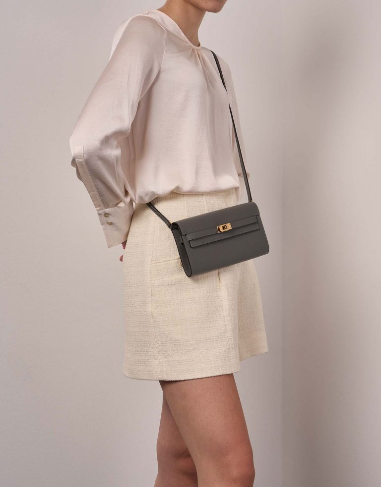 Hermès Kelly ToGo Etain Front  | Sell your designer bag on Saclab.com