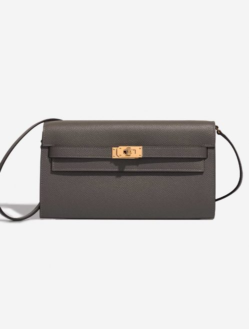 Hermès Kelly ToGo Etain Front  | Sell your designer bag on Saclab.com