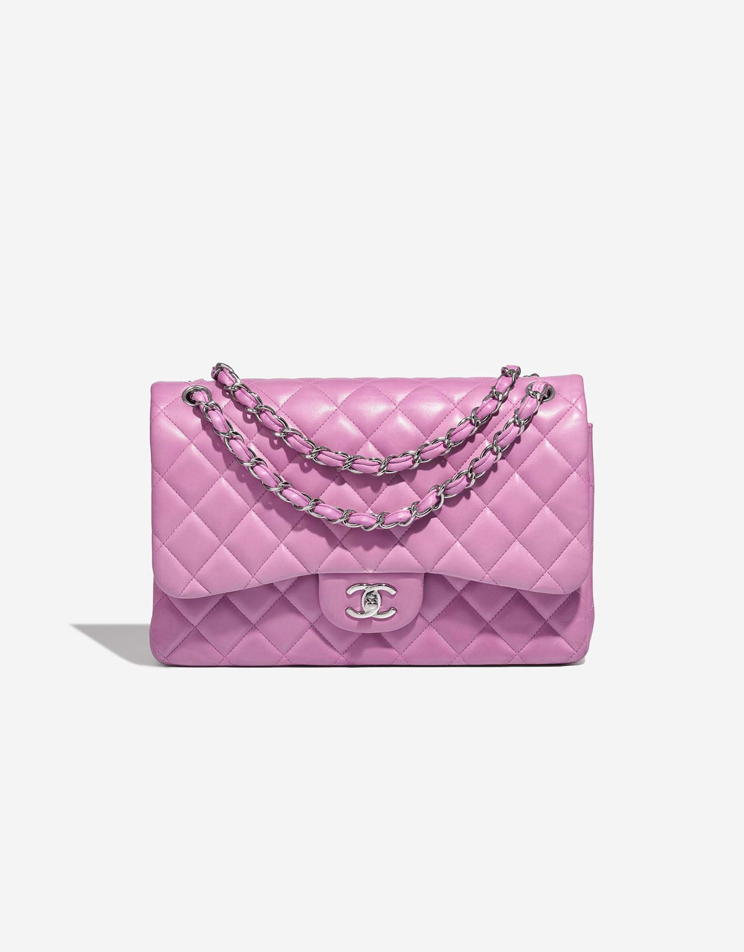 Chanel Timeless Jumbo Lamb Violet | SACLÀB