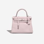 Hermès Kelly 28 MauvePale Front  | Sell your designer bag on Saclab.com