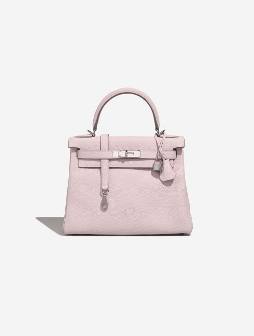 Hermès Kelly 28 MauvePale Front  | Sell your designer bag on Saclab.com