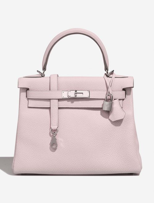 Hermès Kelly 28 MauvePale Front  | Sell your designer bag on Saclab.com
