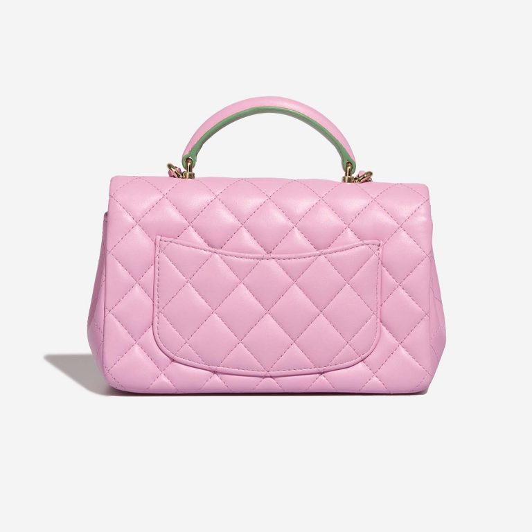 Chanel Timeless MiniRectangular Pink-Green 5B S | Sell your designer bag on Saclab.com