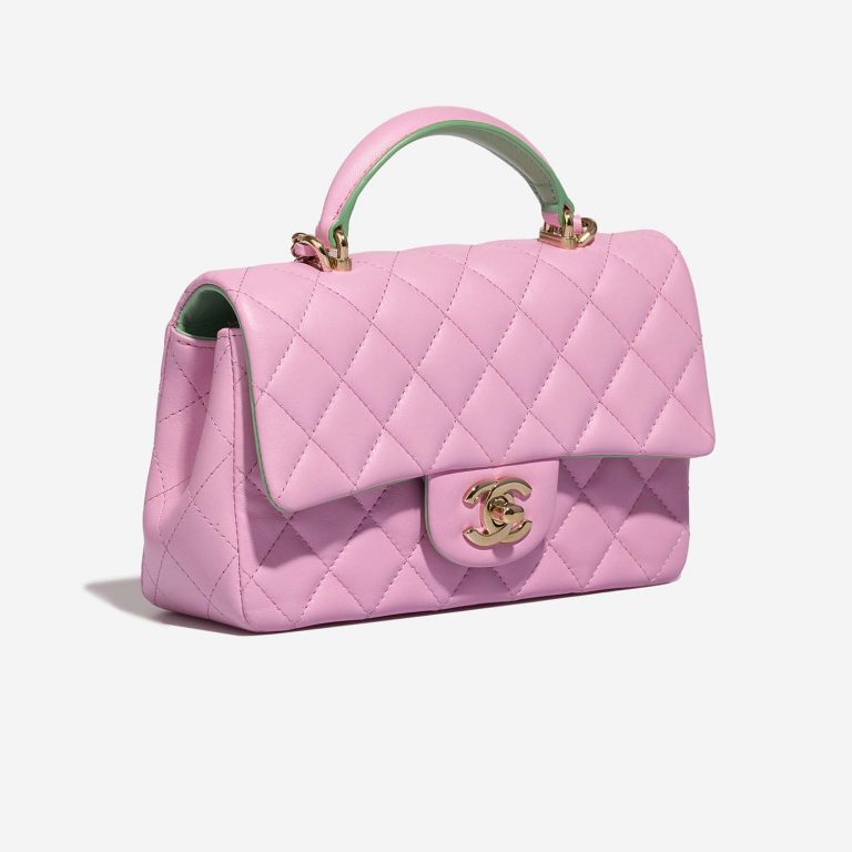 Chanel Timeless MiniRectangular Pink-Green 6SF S | Sell your designer bag on Saclab.com