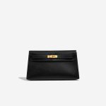 Hermès KellyElanPochette Black Front  | Sell your designer bag on Saclab.com