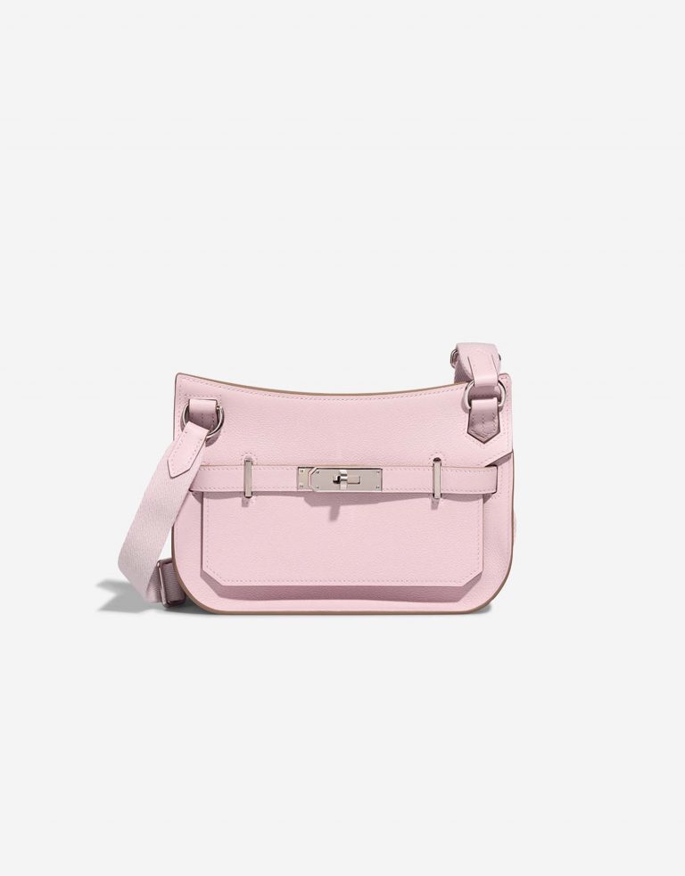 Hermès Jypsiere Mini MauvePale-Nata Front  | Sell your designer bag on Saclab.com