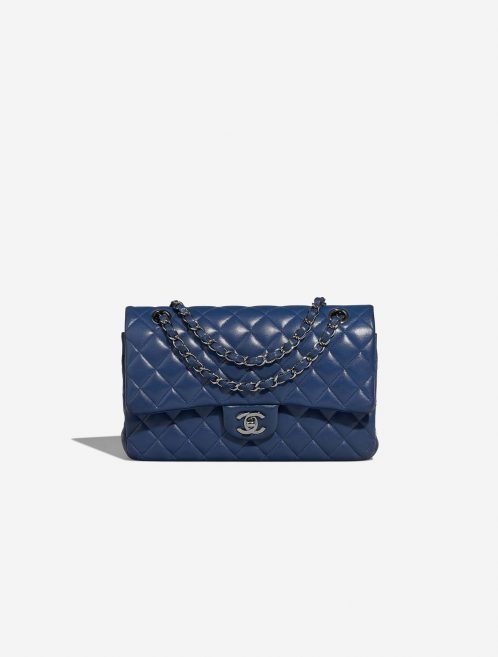 Chanel Timeless Medium Lamb Blue Front | Sell your designer bag