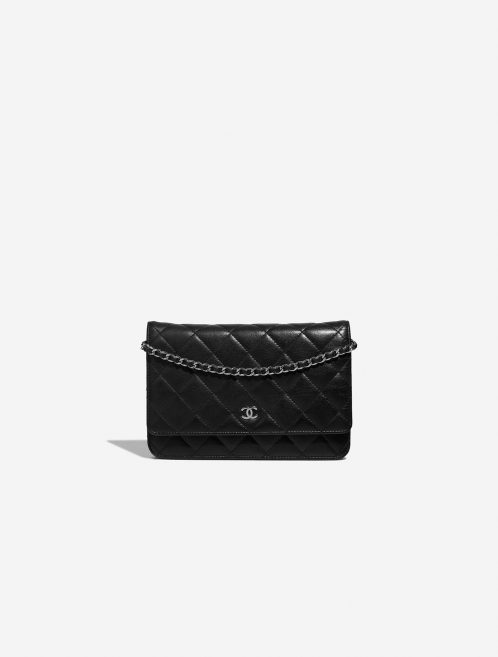 Chanel Timeless WalletOnChain Black Front  | Sell your designer bag on Saclab.com
