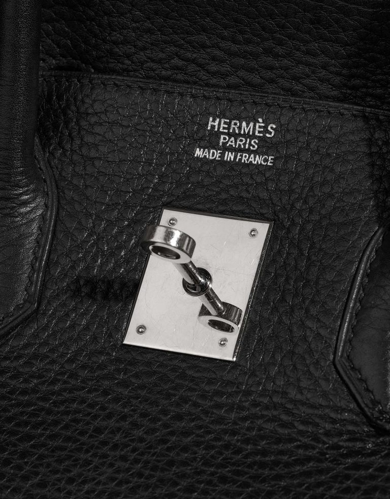 Hermès Birkin 35 Black Logo  | Sell your designer bag on Saclab.com