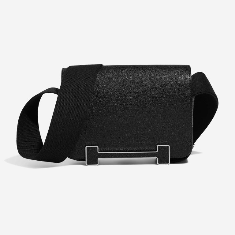 Hermès Geta onesize Black Front  | Sell your designer bag on Saclab.com