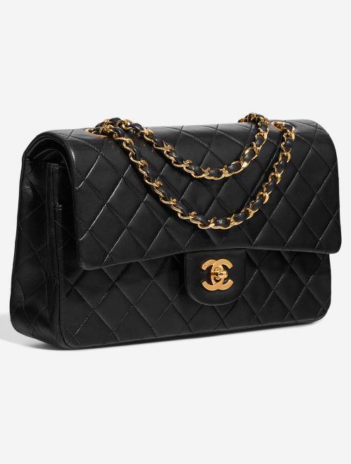 Chanel Timeless Medium Black Side Front  | Sell your designer bag on Saclab.com