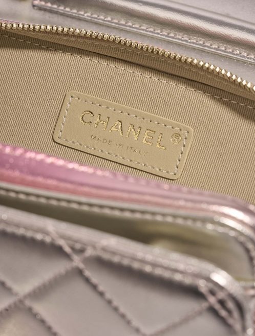 Chanel Timeless SmallFlapBag iridescent Logo  | Sell your designer bag on Saclab.com