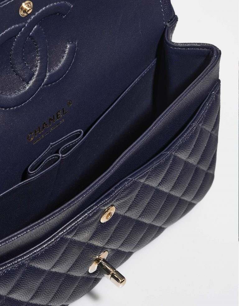 Chanel Timeless Medium Marine Inside  | Sell your designer bag on Saclab.com