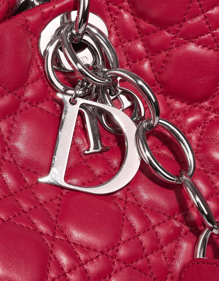 Dior Shopper RaspberryRed Closing System  | Sell your designer bag on Saclab.com