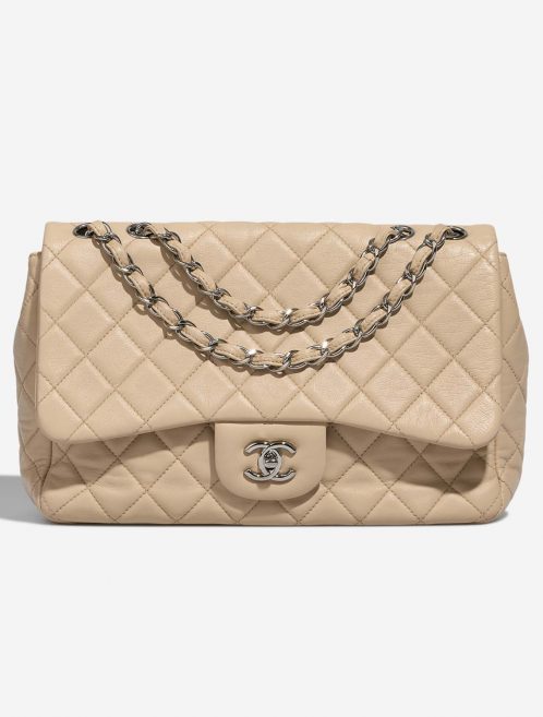 Chanel Timeless Jumbo Beige Front  | Sell your designer bag on Saclab.com