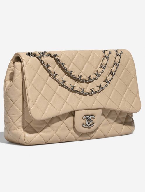 Chanel Timeless Jumbo Beige Side Front  | Sell your designer bag on Saclab.com