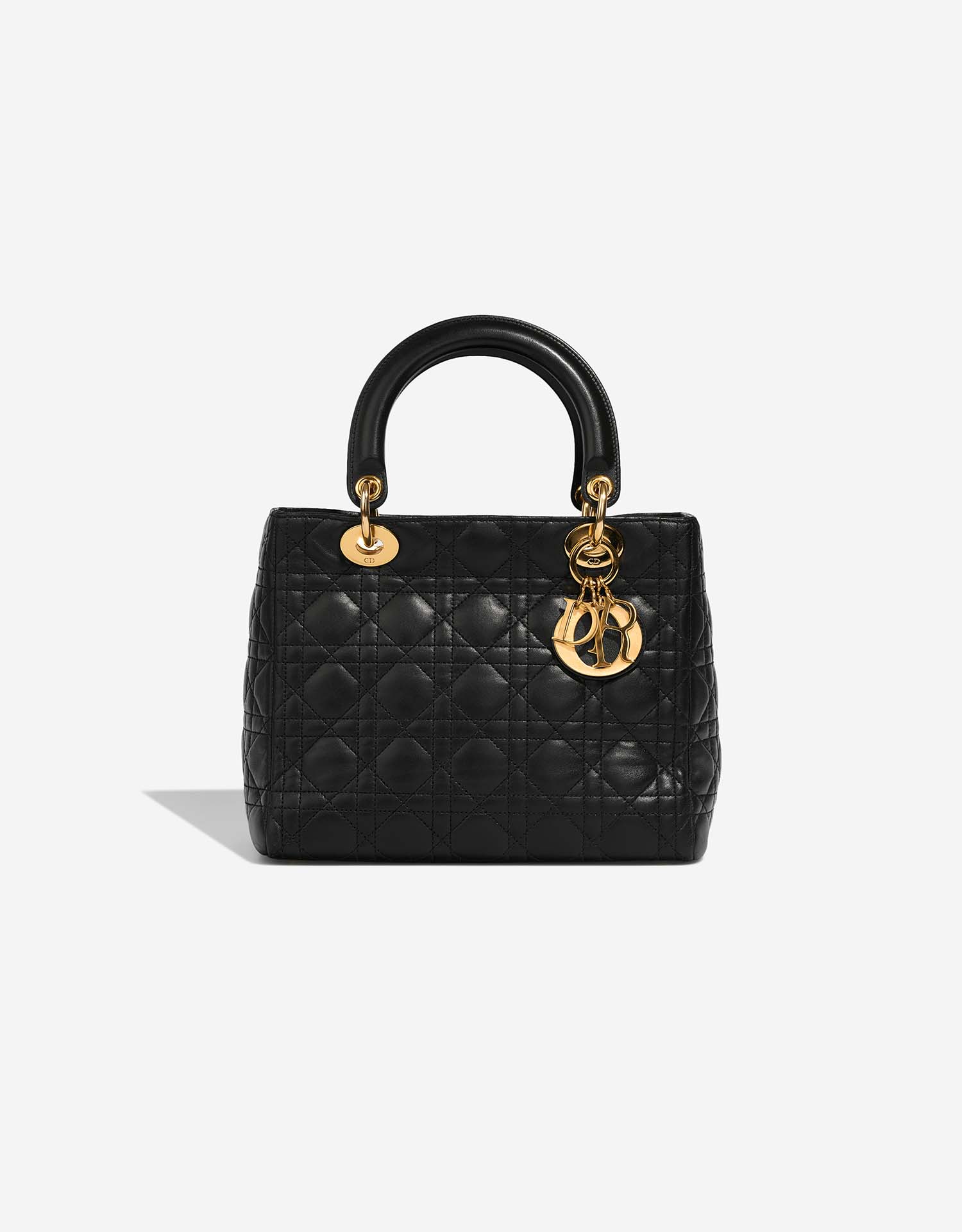 【無料郵送/関税込/正規品】 Dior Micro Lady Bag Cannage Lambs Dior Lady Dior Medium Silver Micro Cannage Bag ○ Labellov