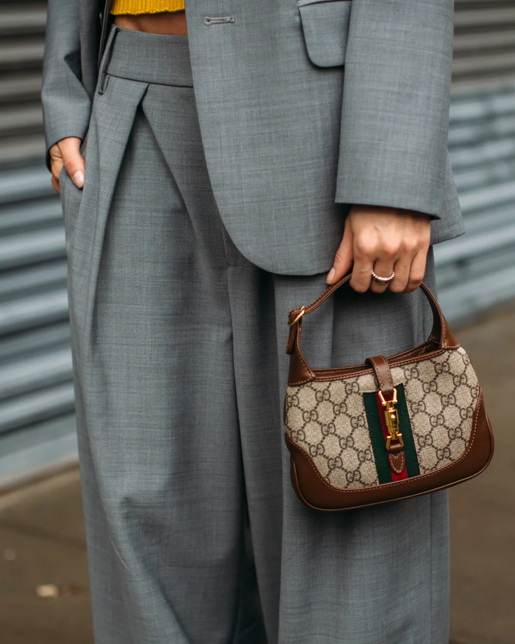Gucci Jackie Monogram Bag 