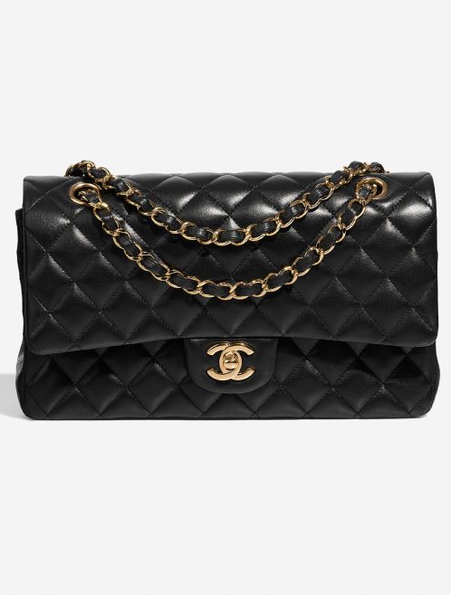 Chanel Timeless Medium Black Front  | Sell your designer bag on Saclab.com