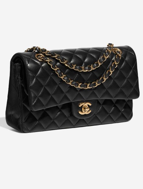 Chanel Timeless Medium Black Side Front  | Sell your designer bag on Saclab.com