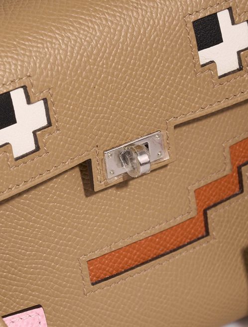 Hermès Kelly DollPicto Chai-Mauve-TerreBattue-Celeste Closing System  | Sell your designer bag on Saclab.com