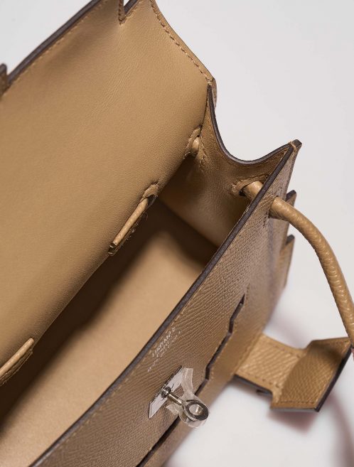 Hermès Kelly DollPicto Chai-Mauve-TerreBattue-Celeste Inside  | Sell your designer bag on Saclab.com