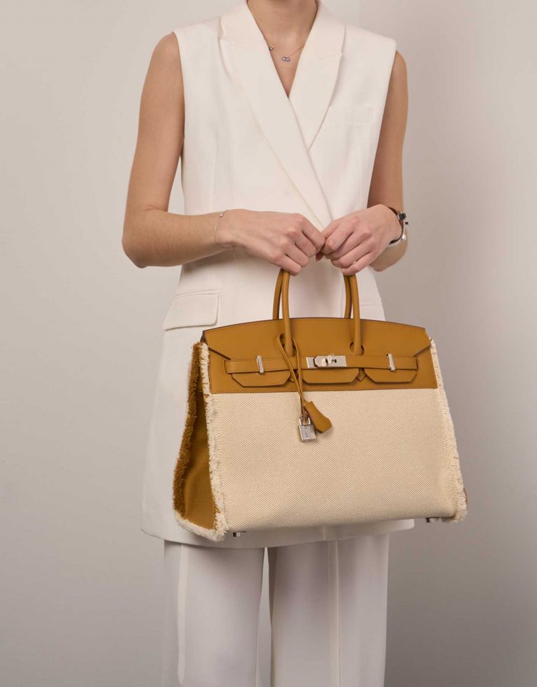 Hermès Birkin Fray 35 Sesame Front  | Sell your designer bag on Saclab.com