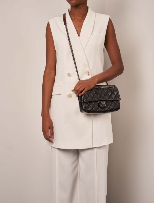 Chanel Timeless Medium Black Sizes Worn | Sell your designer bag on Saclab.com