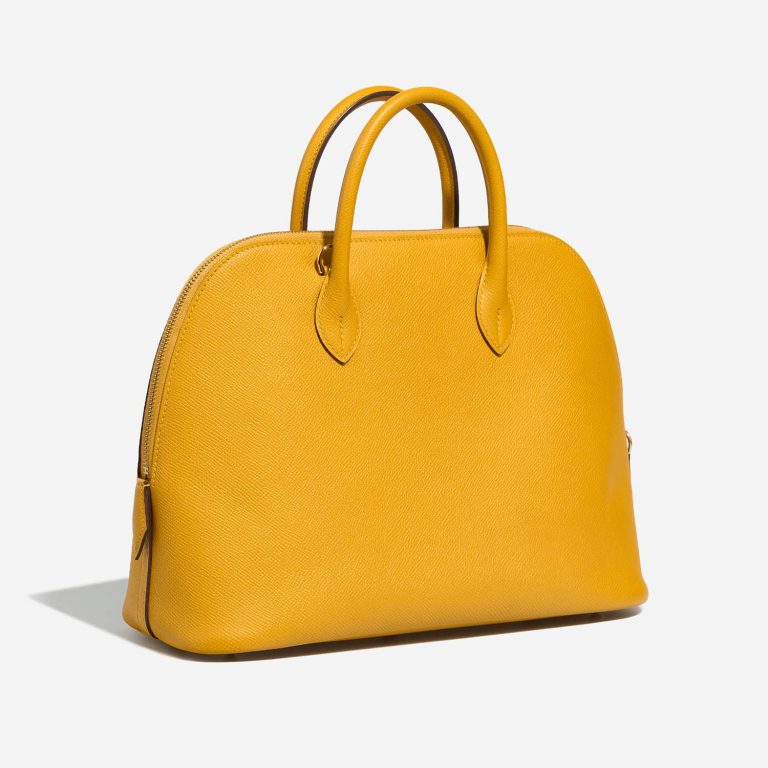 Hermès Bolide 31 JauneAmbre Side Front  | Sell your designer bag on Saclab.com