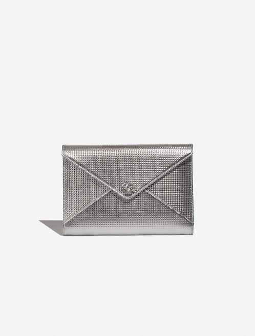 Pre-owned Chanel bag Clutch Lamb Silver Silver | Sell your designer bag on Saclab.com