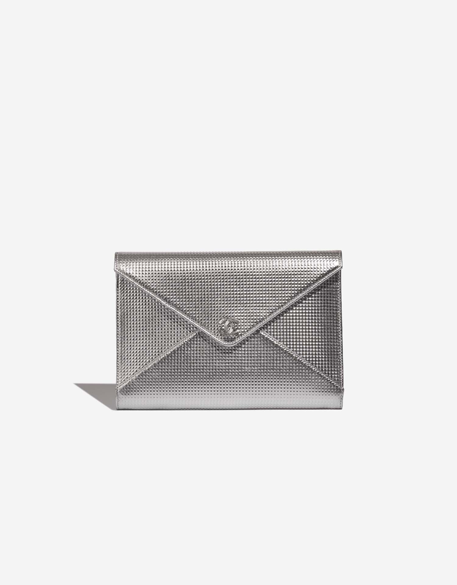 CHANEL◆ベスト/38/ポリエステル/SLV/無地 3333_Chanel_Clutch_onesize_Sil