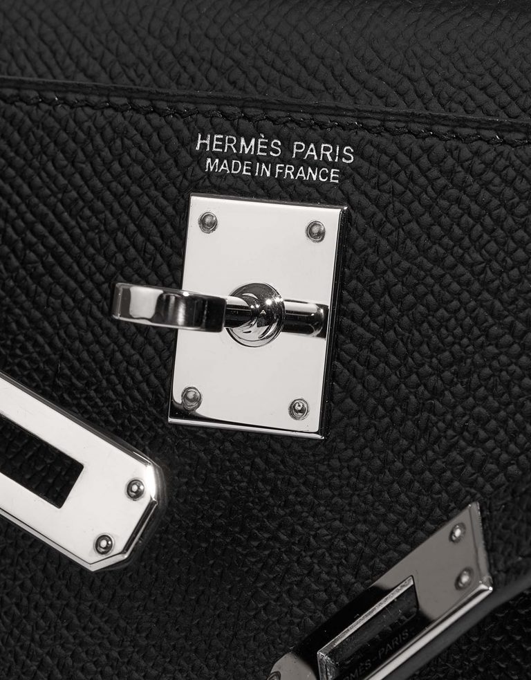 Hermès Kelly Mini Black Logo  | Sell your designer bag on Saclab.com