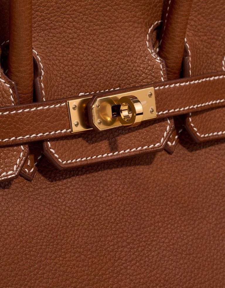 Hermès Birkin 25 Fauve Closing System  | Sell your designer bag on Saclab.com
