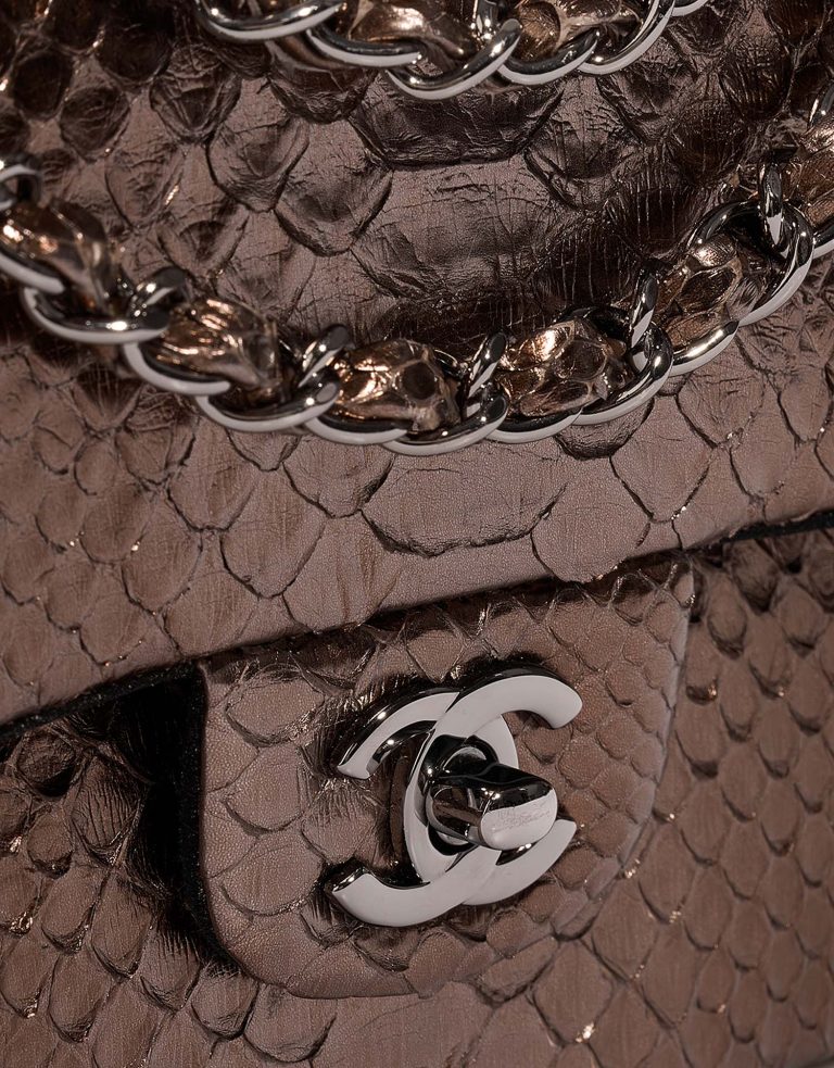 Chanel Timeless Medium Bronze Closing System  | Sell your designer bag on Saclab.com
